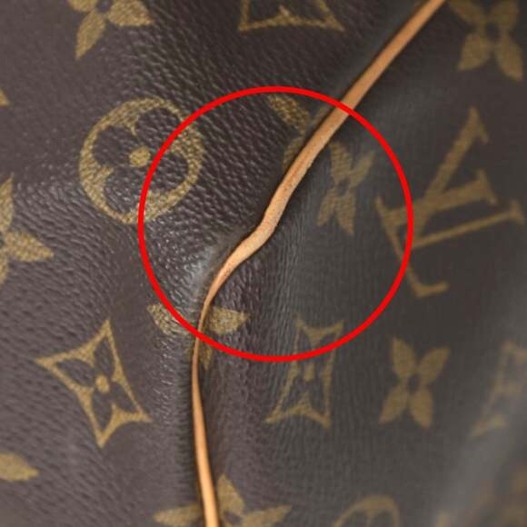 LOUIS VUITTON Authentic Brown Monogram Canvas Keepall 50 Boston Bag - Picture 7 of 16